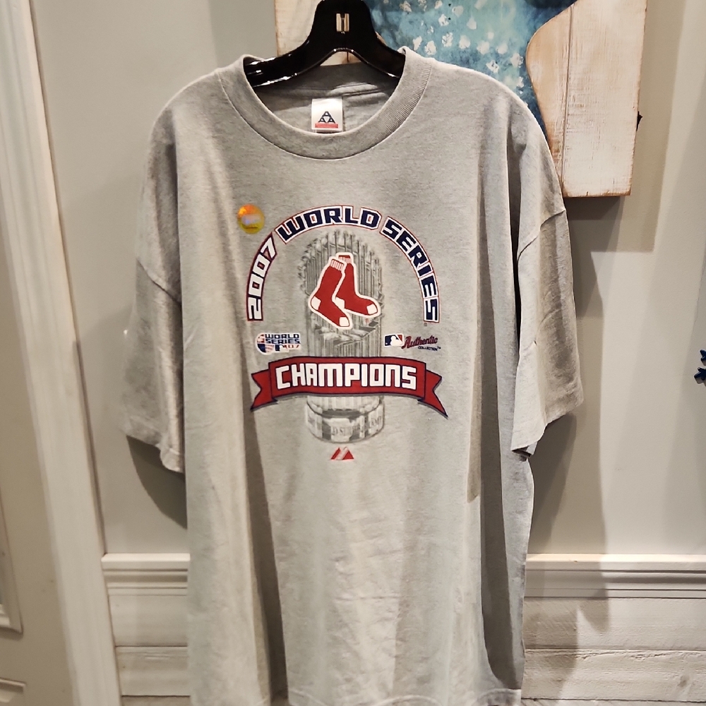 NWOT AAA 2007 Boston Redsox World Series Champions Men's Sz 2XL T-shirt